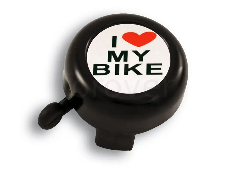 Дзвінок для велосипеда Spelli "I Love My Bike" чорний 2385199712 фото