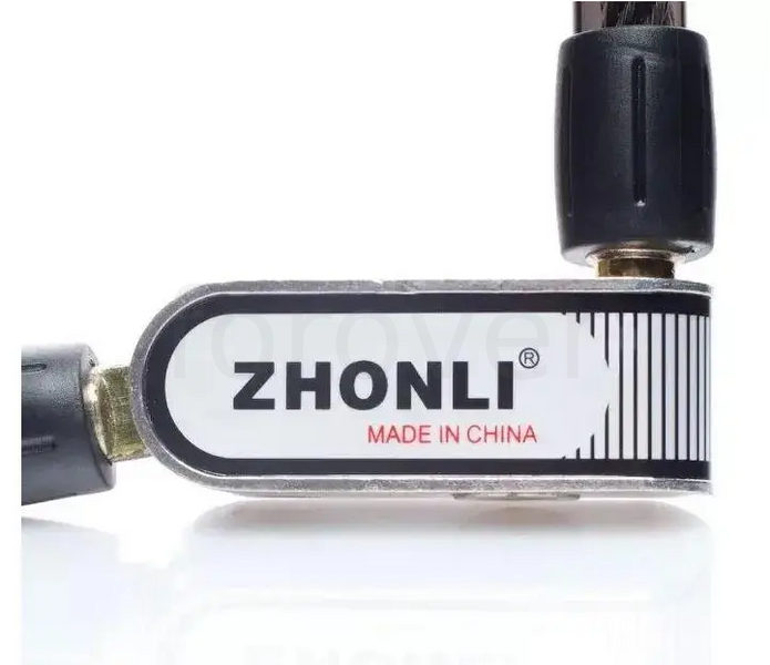 Тросовый замок для велосипеда ZHONLI 15 х 800 мм, на ключе FT0237 фото