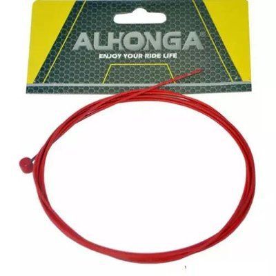 Трос перемикання для велосипеда ALHONGA 180 см, нержавіюча сталь + тефлонове покриття, червоний 2387484627 фото