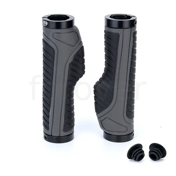 Грипсы ручки для велосипеда ErgoGrips анатомические, черно-серые 2450382170 фото