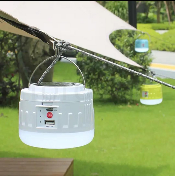 Лампа LED на аккумуляторе, кемпинговая Solar Camping Light 2336909427 фото