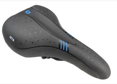 Сідло велосипедне MTB DOTS спортивне, рельєфне VR-10135 фото