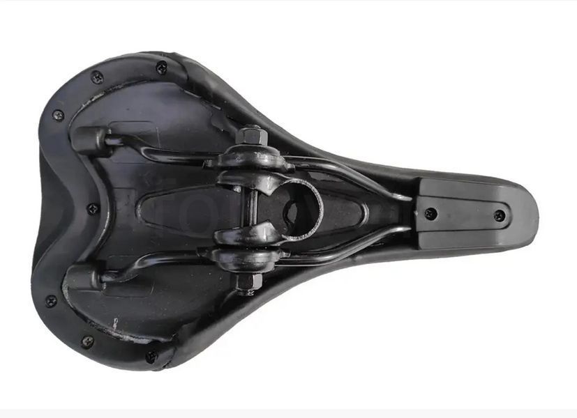 Седло велосипедное MTB DOTS спортивное, рельефное VR-10135 фото