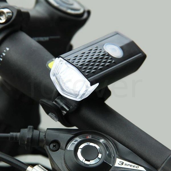 Фонарь велосипедный аккумуляторный USB черный VR-6572 фото