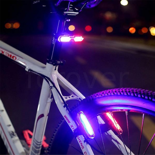 Задняя стоп фара POLICE на велосипед USB, аккумуляторный VR-10387 фото