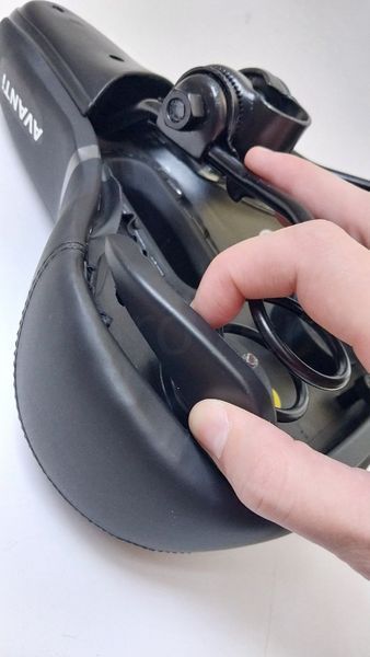 Сідло велосипедне AVANTI GEL з отвором і гелевою вставкою, чорне 56987436 фото