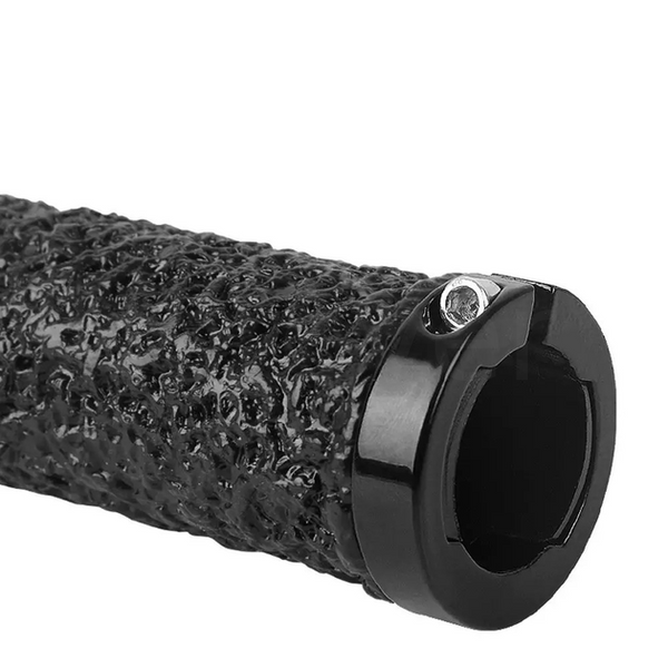 Ручки гріпси для велосипеда Silicone Crystal з замками, чорні 2389299075 фото